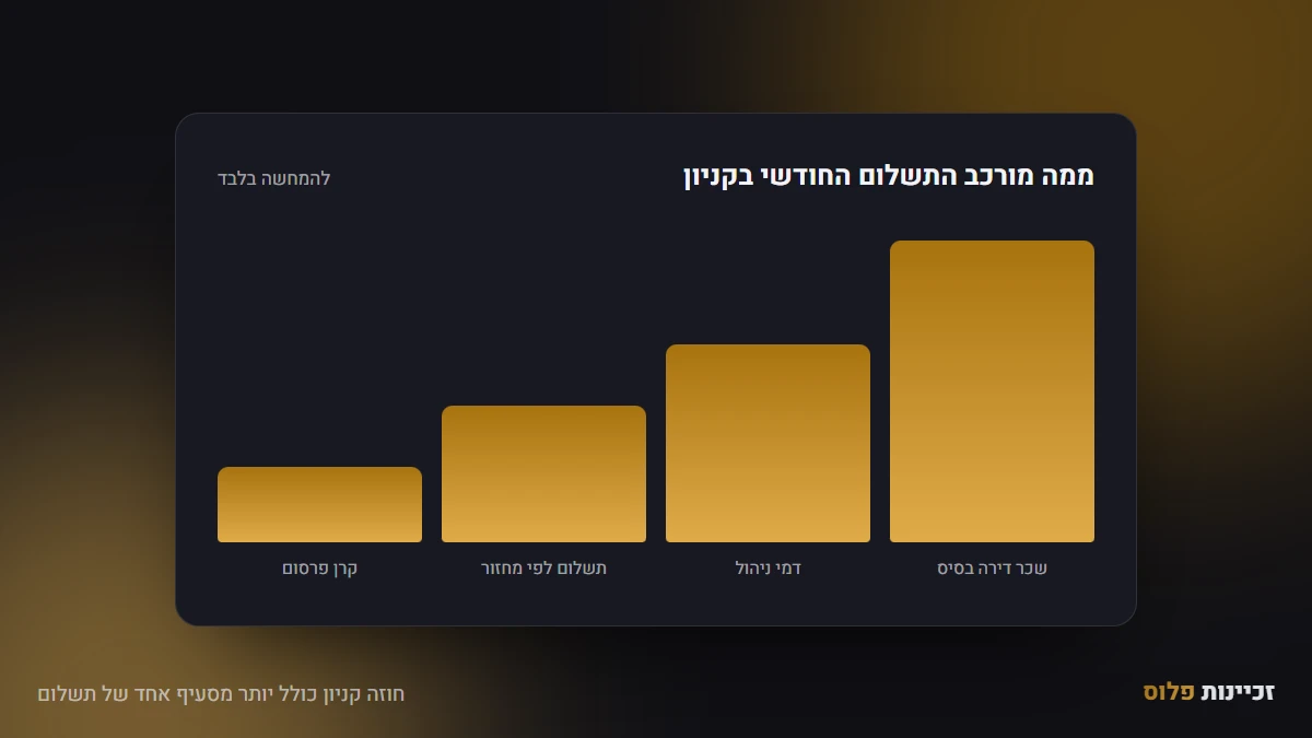חוזה קניון כולל יותר מסעיף אחד של תשלום